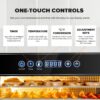 Tray Food Dehydrator, Steel Fruit Dry Machine with 30 90∼C Adjustable Thermostat, 24hr Digital Timer