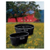 Rubbermaid FG424500BLA Stock Tank, 150 Gal Capacity, Plastic, Black