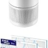 Air Purifier for Home Allergies Pets Hair in Bedroom & Standing Fan for Bedroom, 82ft CirculAir 120° Oscillating Fan