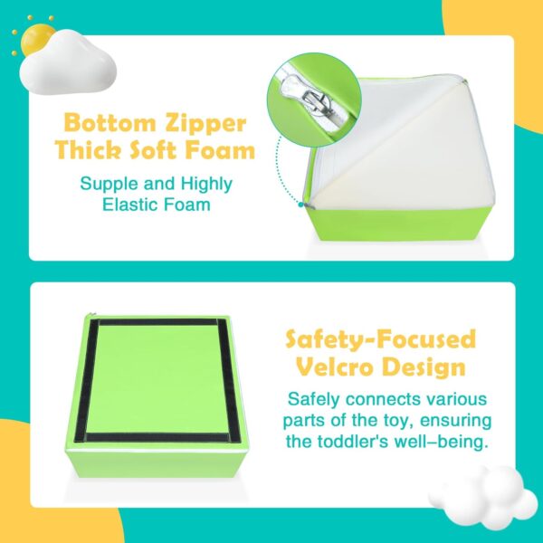 980019615a934ba0bf927ce5bc02ceb4 Set of 6 Foam Climbing Blocks for Toddlers - Indoor Baby Climbing Toys for Toddlers