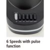 Mainstays 6 Speed Blender with 48 Ounce Jar, 360 Watt, Black, New