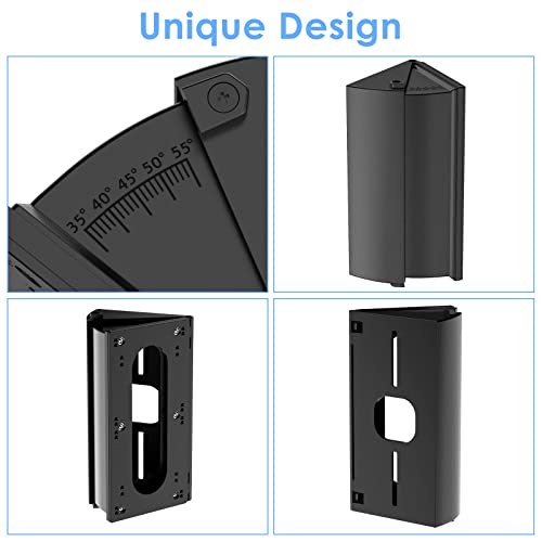 9818b6eba37e4f9f91d8fa53a4228011 RIOVO Adjustable 30 to 55 Degree Doorbell Angle Mount Compatible with Video Doorbell