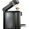 Nespresso Evoluo Coffee and Espresso Machine by De'Longhi with Aerocinno, Graphite Metal