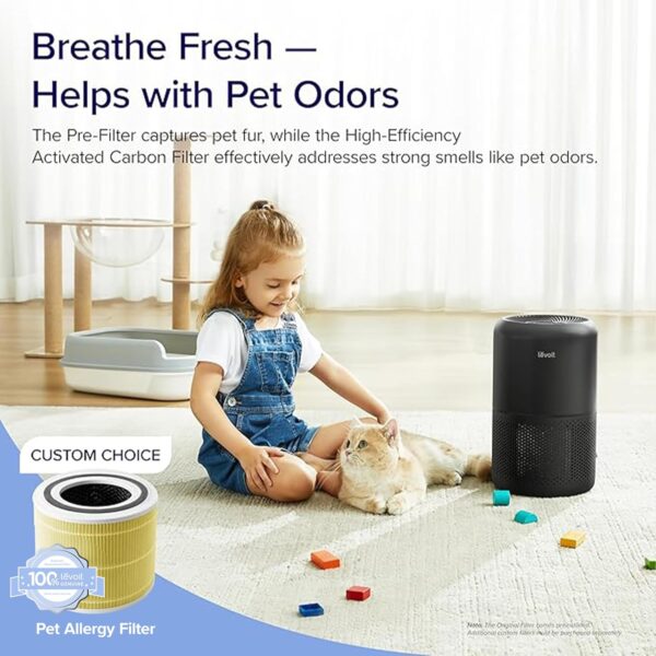 9848dffdcbed42d7bbdfbf4809e82648 Air Purifier for Home Allergies Pets Hair in Bedroom & Standing Fan for Bedroom, 82ft CirculAir 120° Oscillating Fan