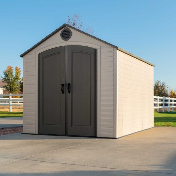 9881fad11bae43bdb08280ca8020d0cd Lifetime 8 Ft. x 10 Ft. Outdoor Storage Shed