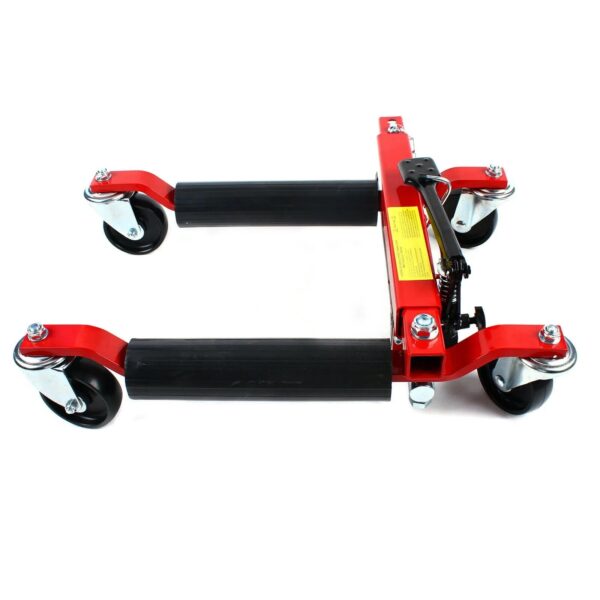 98a7e7e77dac4d1abf417b515dc5493b 1500lb HYDRAULIC Positioning Car Wheel Dolly Jack Lift Auto Vehicle Moving Hoist