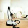 Pure Suction Powerline Canister Vacuum Cleaner, Lotus White