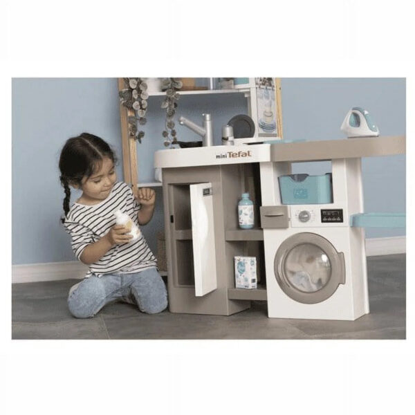 98d4d3d2a87148e485fc005976331ff8 Smoby T-fal Studio Kitchen Set with Washing Machine 311050