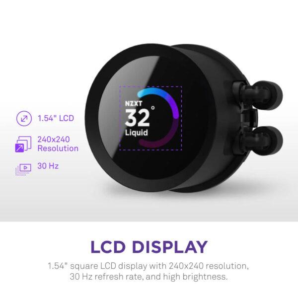995f39ade90c40239a372db74435f3b8 NZXT Kraken 240mm AIO CPU Liquid Cooler with 2 Fans