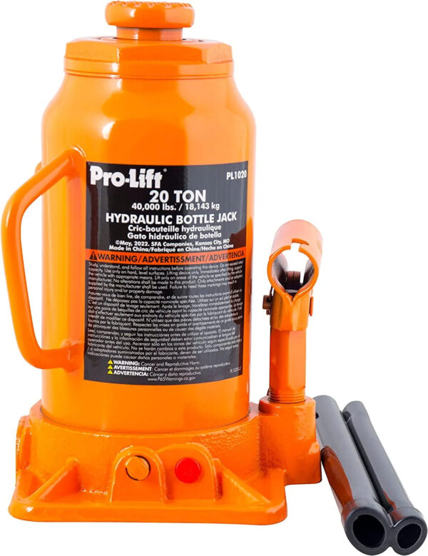 99e4f044ec4545de83f7eb13698fb519 20 Ton Hydraulic Bottle Jack - Portable Car Jack 40000 Lbs Capacity with Pump Handle for Car Sedans SUV