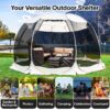 Alvantor 15' x 15' Screen House, Beige