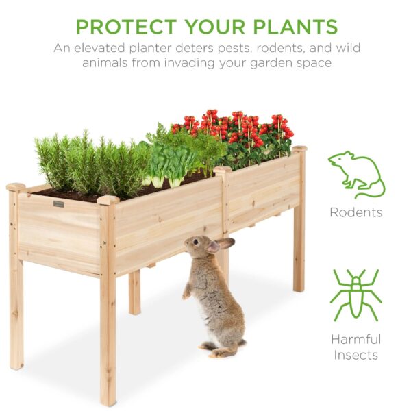 9a7d1419612f429aaf1547a499cf6d4b Best Choice Products 72x23x30 in Raised Garden Bed