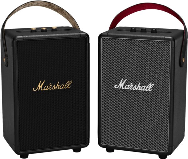Marshall - Tufton Portable Bluetooth Speaker - Black/Brass
