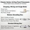 Cuisinart Food Processor 14-Cup Vegetable Chopper for Mincing, Stainless Steel