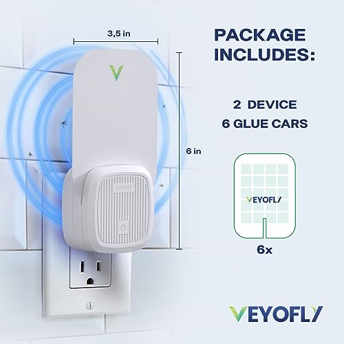 9acc5caf71494239a5107e220ff7e2aa VEYOFLY Flying Insect Trap, Fruit Fly Traps for Indoors, (Pack of 2 - White)