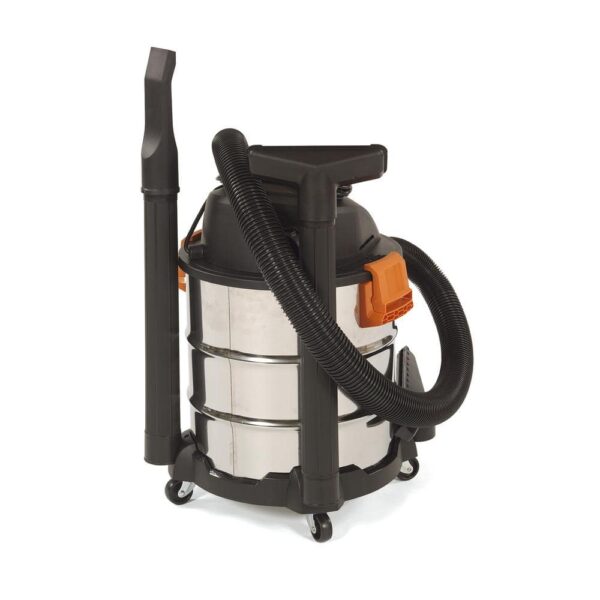 9afa2b8b26f1499e9ea110ab518fac3a 10 Gallon 6.0 Peak HP Stainless Steel Wet/Dry Shop Vacuum with Filter, Locking Hose and Accessories WD1060