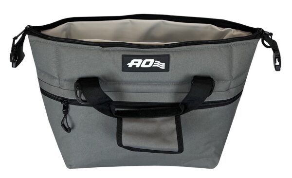 AO Coolers 12 cans cansvas Soft-Sided Cooler, Charcoal Gray
