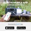 BLUETTI EB3A Portable Generator,600W Solar Generator, 268Wh LiFePO4 Power Station for Camping, Home Use, Emergency