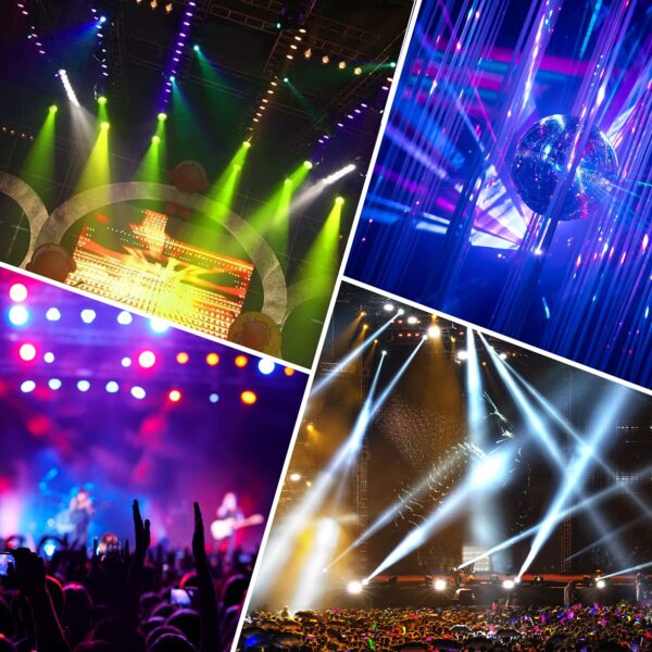 9b41ec001826487c95099881e704c368 U`King Stage Lights 10 Packs 36LED RGB LED Par Lights