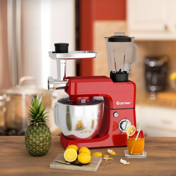 9ba6a7b06dd142539ec86eb2689e55e9 3 in 1 Multi-functional 800W Stand Mixer Meat Grinder Blender Sausage Stuffer