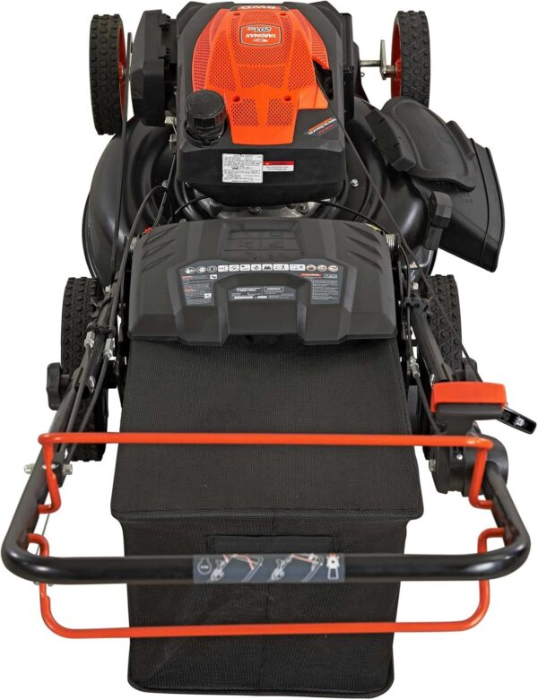 9bf4aae9b4d547b0bbc30806c80403d6 22 in. 201cc Select PACE 6 Speed CVT High Wheel RWD 3-in-1 Gas Walk Behind Self Propelled Lawn Mower, Black