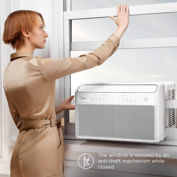 9c05c6cb3c0e49259f7e77b268275707 Midea U-Shaped Inverter Window Air Conditioner 12,000BTU with Open Window Flexibility, Robust Installation,Extreme Quiet, 35% Energy Saving, Smart Control, Alexa, Remote, Bracket Included (Renewed)