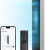 Dreo Tower Fan for Bedroom, 42 Inch 120° Oscillating Fan, 25dB Quiet DC Motor, 28ft/s Velocity Bladeless Standing Fan with 12 Speeds, 4 Modes, 12H Timer Cooling Fans for Home, Living Room, Pilot Max S
