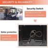 Universal Fold Down Forklift Seat, Micro Switch, Armrest And Safety Belt, for Tractor