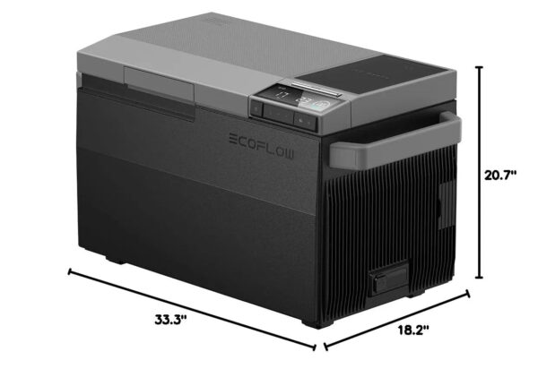 9d08a44fde064e218bde0cb91a87046c Car Refrigerator, 40 Qt(38L) Portable Refrigerator, Electric Cooler with Ice Maker, Dual Zone WIFI APP Control(-13℃~50℃), 12/24V DC/AC For Camping, Travel, Fishing, Outdoor, Truck