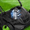 SWIPESMITH 13-Inch 12 Amp Electric Dethatcher Scarifier with Foldable Handle, 2-in-1 Lawn Dethatcher