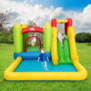 Costway Inflatable Bounce House Water Slide Jump Bouncer Climbing Wall Splash Pool Blower Excluded