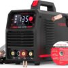 MIG Welder,110V Flux Core Welder Flux Core MIG/Lift TIG/Stick 3-in-1 Large LED Digital Display Welding Machine IGBT Inverter Welder FLUX-135PRO