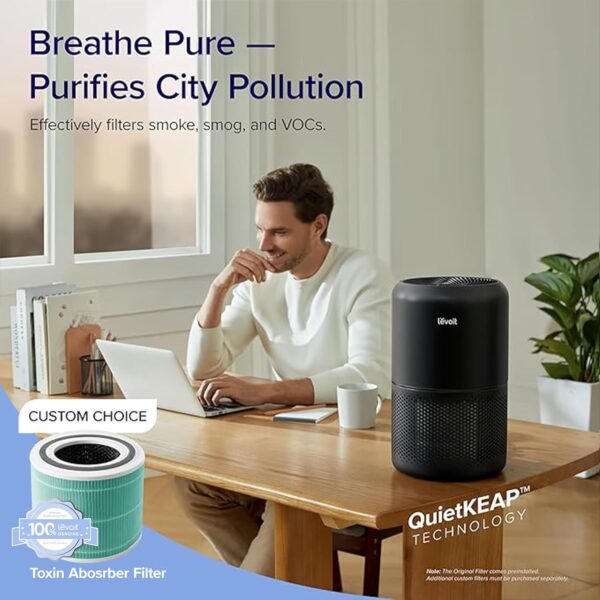 9ddf533860724a659a069f892c76bda1 Air Purifier for Home Allergies Pets Hair in Bedroom & Standing Fan for Bedroom, 82ft CirculAir 120° Oscillating Fan