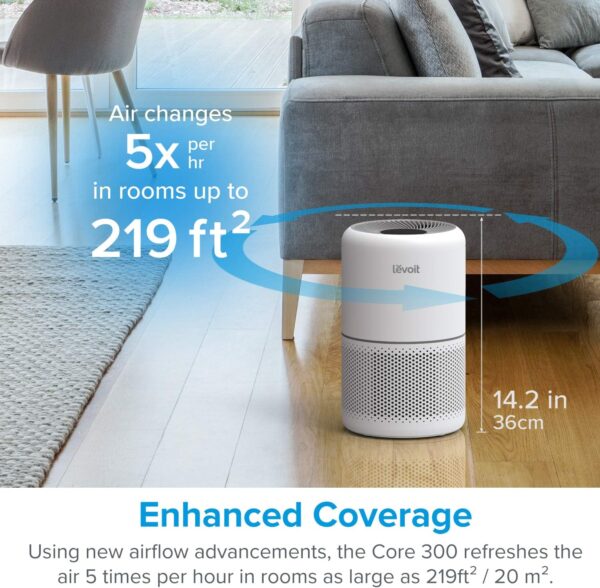 9e27f40d22f1416aac510eb13f6de2c9 Air Purifier for Home Allergies Pets Hair in Bedroom & Standing Fan for Bedroom, 82ft CirculAir 120° Oscillating Fan