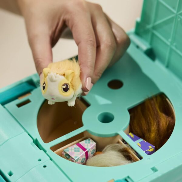 9ebbc136b68249238cb4d4439c358846 Soft interactive guinea pig and her cage, 20+ sounds and reactions