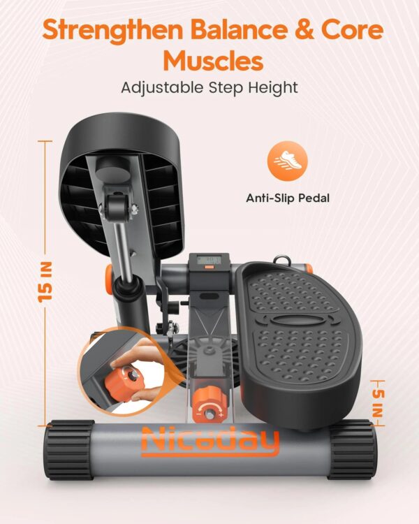 9ec615df6c4249009ce22e140ef23283 Niceday Mini Stair Stepper with Resistance Bands
