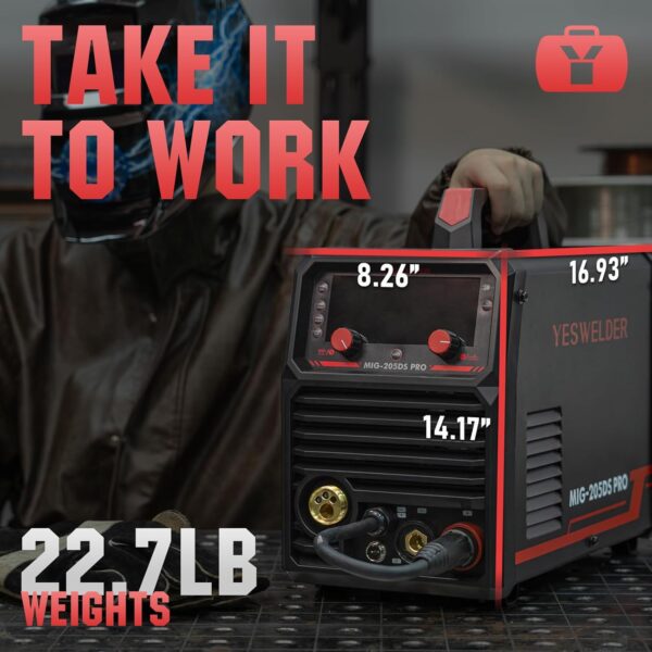 9f4ca00869b3480697b5766c62f0f9c1 135Amp MIG Welder,110V Flux Core Welder Flux MIG/Lift TIG/Stick 3-in-1 Large LED Digital Display Welding Machine IGBT Inverter Welder FLUX-135PRO