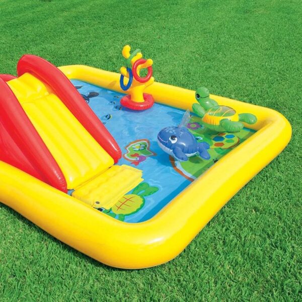 9f8ab976723e41cd8ae90cc4183d46c1 Dinoland Kiddie Inflatable Pool & Inflatable Ocean Backyard Kiddie Pool