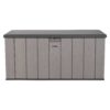 Lifetime 150 Gallon Outdoor Storage Deck Box in Storm Dust Gray