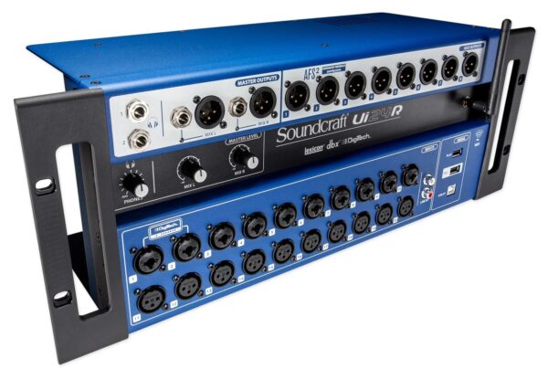 Soundcraft Ui24R 24 Input Digital Mixer w/Wifi+App Control Ui 24R+DBX Crossover