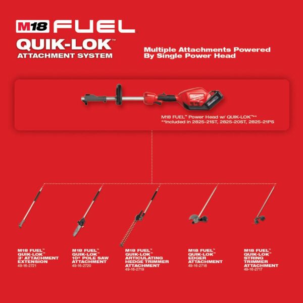 a17e6978df8a4b41bce118fc83d80e8f M18 FUEL 10 Pole Saw Kit with QUIK LOK Reconditioned