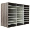 TQVAI Wood Adjustable Literature Organizer