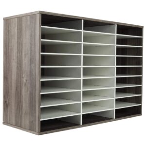 TQVAI Wood Adjustable Literature Organizer