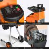 Wood Chipper, 15-Amp Garden Shredder, 60L Collection Bag - Tkws01a