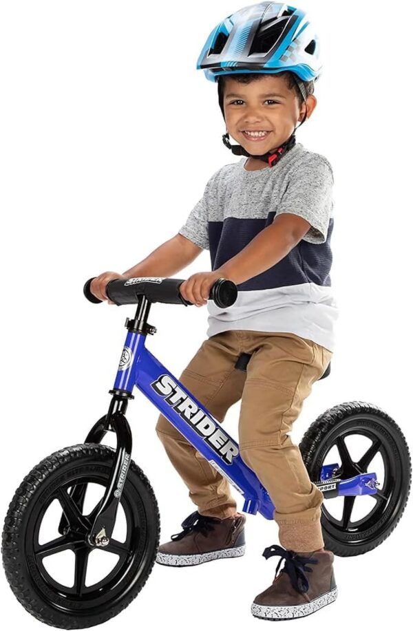 Strider - 12 Sport Balance Bike, Ages 18 Months to 5 Years - Blue