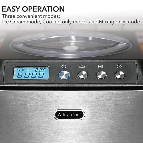 a24acb25636043a890630e8e015cdbc5 Whynter ICM-201SB Upright Automatic Ice Cream Maker with Built-in Compressor