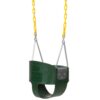 Eastern Jungle Gym Heavy Duty High Back Toddler Bucket Swing Seat, Green