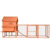 PawHut Large Chicken Coop Run Cage Duck Hen Chook House Poultry