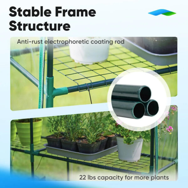a26e66d9329b416799e567d97911334f Quictent Greenhouse for Outdoors with Screen Door & Windows