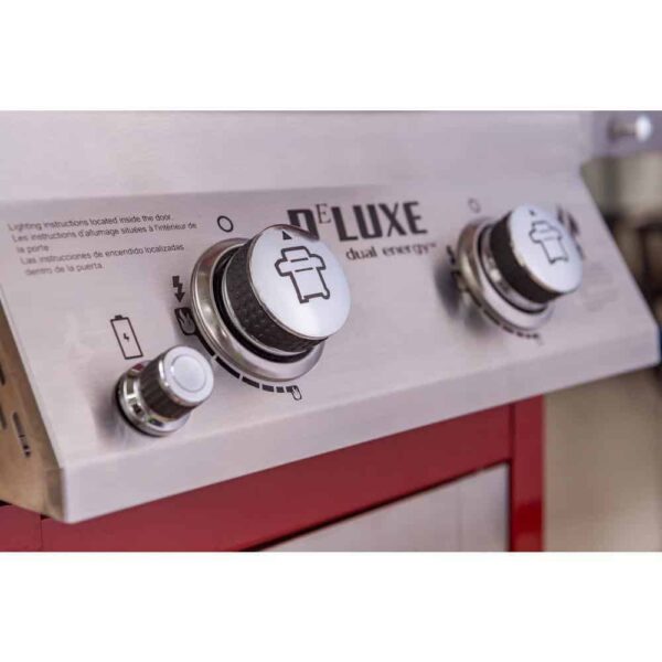 a29649c2499940f8a079211b52433566 2-Burner Propane Gas Grill, Red – Stainless Steel, 28,000 BTUs, Compact Design